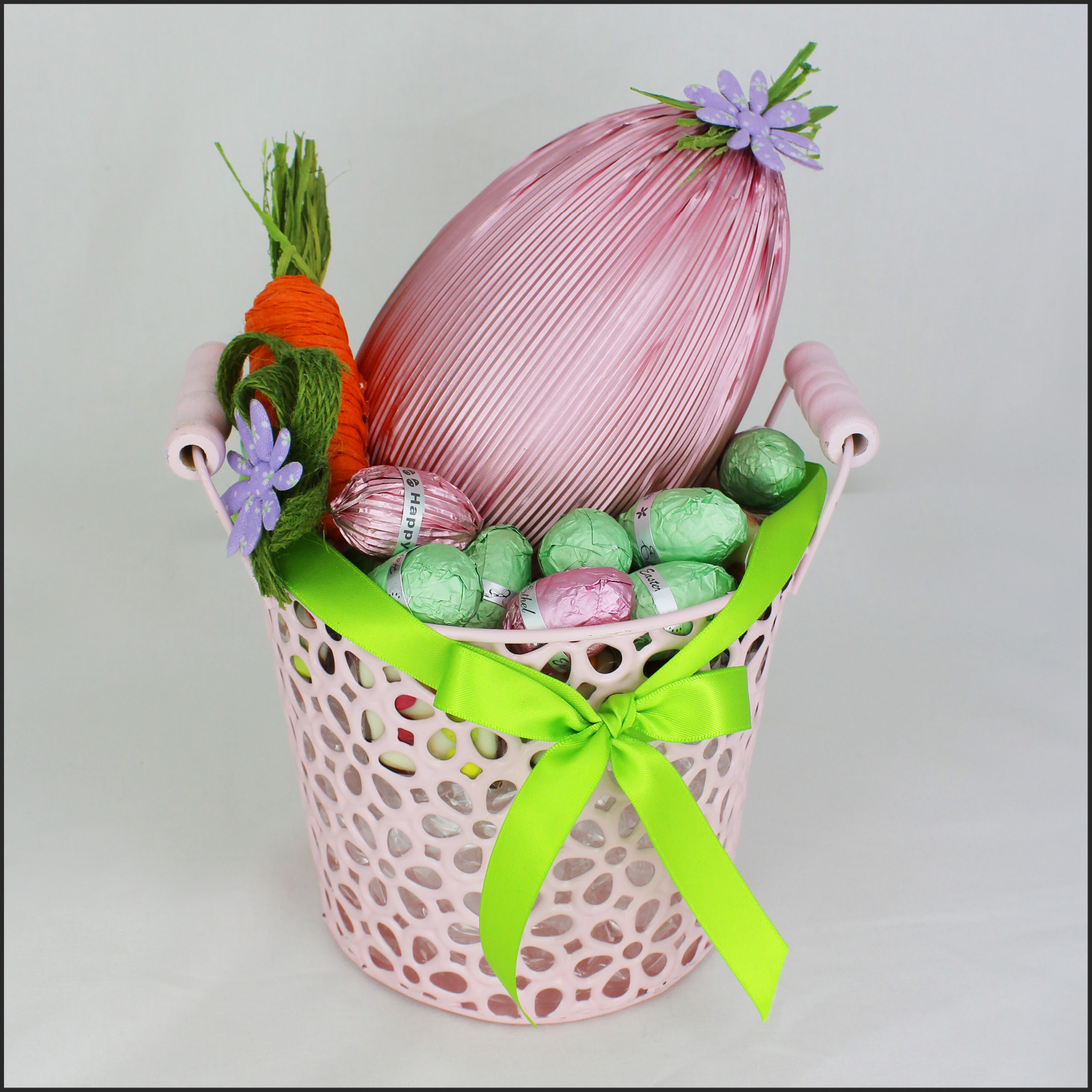 Chocolate Eggs Basket